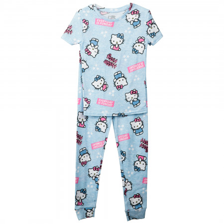 Hello Kitty Current Mood 4-Piece Girl's Pajama Set